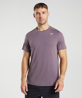 Gymshark Arrival T Shirts Herr Lila | SE 3789FDN